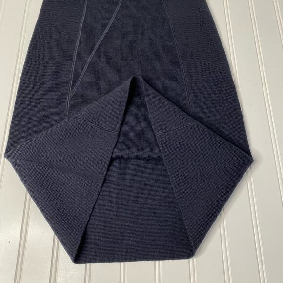 NWT Marella Black Wool/Acrylic Knitted Fabric Knee Length Skirt Size Small - Picture 3 of 7